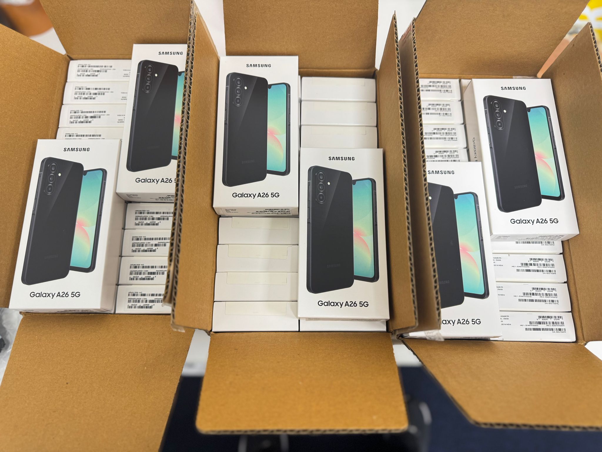 image of 85 x Samsung Galaxy A26 5G 8GB RAM 256GB – 14 Days Boxed Stock | Wholesale Bulk Deal | Unlocked on all Network | Only in Black Colour