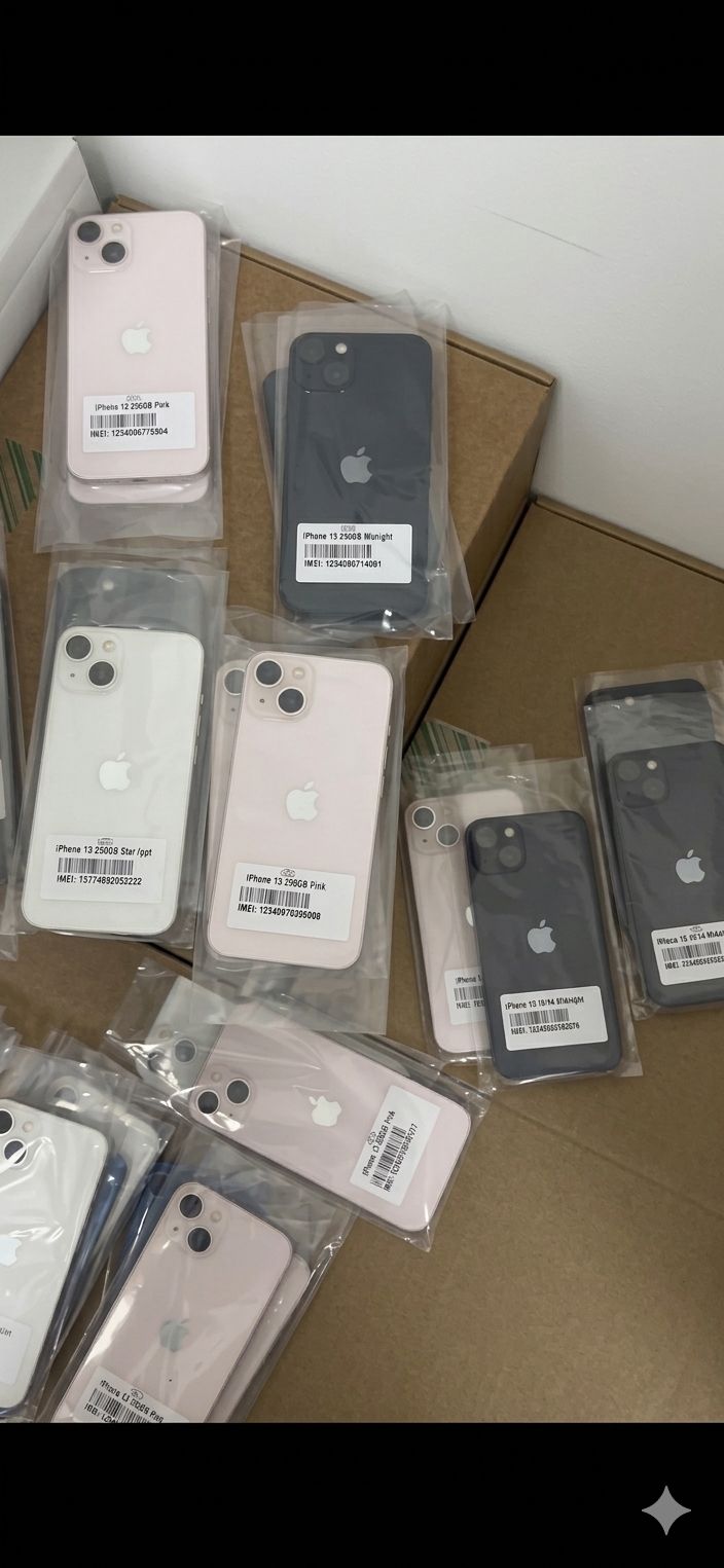 image of 90 x Apple iPhone 13 128GB Grade A Used Devices | 90 Units Wholesale Lot | Unlocked iPhones for Resellers EU Market
