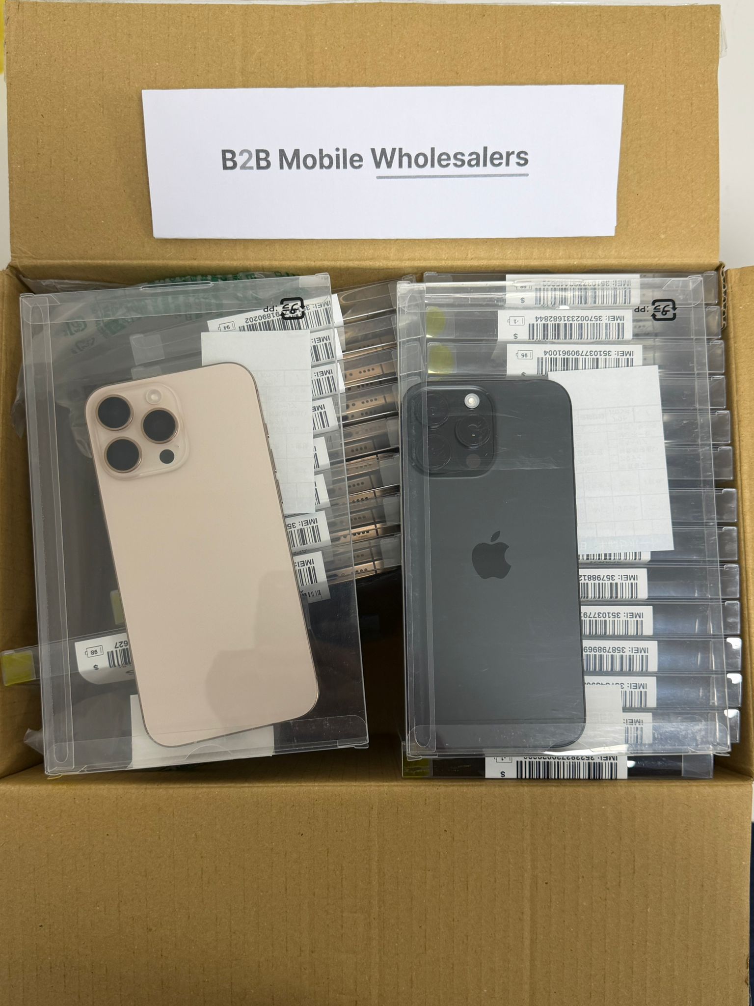 image of iPhone 16 Pro Max 256 GB Wholesale Offer | 30 Units All Colours | €730 Each | Bulk Apple Stock Europe | Ready Supply